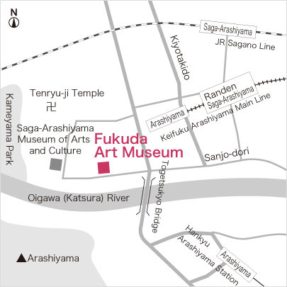 Fukuda Art Museum Access Map